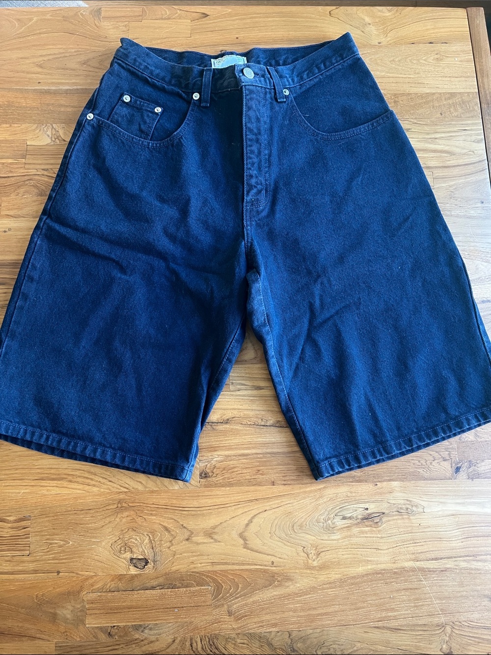 Vintage 90’s Guess jorts in navy denim size 29